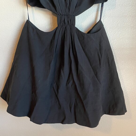 The Femm Black Dress Sz Medium Cutout Party Resort Vacation Chic Fun Minimalist - Picture 3 of 8